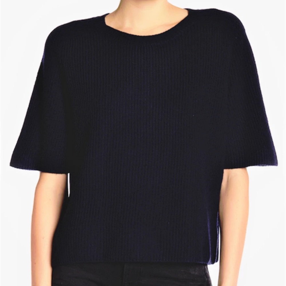 Frame Denim Le Sweater Dark Navy Blue
Cashmere Women's Crew Neck Boxy Slouchy S